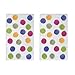 mDesign Soft Acrylic Non-Slip Rectangular Spa Mat Rugs, Plush Water Absorbent, Dotted Design - for Bathroom Vanity, Bathtub/Shower, Machine Washable - 34