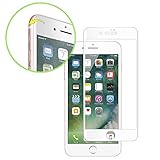SPARIN iPhone 7 Plus Screen Protector, Edge to Edge Curved Tempered Glass Screen Protector for iPhone 7 Plus with [Scratch Proof] [Ultra Clear], White