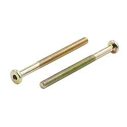 Mecion 10 Pcs M6 x 75mm Zinc Plated Hex Socket