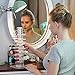 MAKARTT Makeup Brush Holder 12 Spaces Acrylic Clear Separated Individual Makeup Brush Organizer, Organize and dry makeup brush