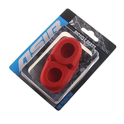 MostaShow ASIR Crankset Crank Protective Sleeve Protector Mountain Bike Parts Road Bike Fixed Gear Bicycle Protective Cover Boots 2Sets (Red)