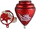 3 Pack Rey Dragon Durable Plastic Spin Tops For Kids Metal Tip Made in Mexico - Trompo Mexicano Rey Dragon Plástico Durable & Punta de Metal (Pack of 3 Assorted Colors)