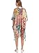 SweatyRocks Women Kimono Vintage Floral Beach Cover Up (One Size, Multicolour)