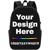 Personalized Backpacks For Men Women Customize Laptop Backpack For Men Women Custom Backpack Customized Travel Computer Bookbag