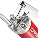 Carbyne Grease Gun - Lever Handle, 8000 PSI, Heavy Duty Professional Quality, Includes 18 inch Flex Hose and 6 inch Rigid Extension, 3-Way Loading • from a Family-Run Tool Company Based in The U.S.A.
