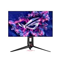 ASUS ROG Swift OLED 27” 1440P Gaming Monitor (PG27AQDP) - WOLED, QHD, 480Hz, 0.03ms, G-SYNC Compatible, Custom Heatsink, AI Assistant, DisplayHDR400 True Black, 99% DCI-P3, True 10-bit, DisplayWidget