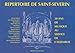 Répertoire de Saint-Séverin (Revue Voix Nouvelles) (French Edition) by 