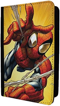 Marvel Superhero Comic Book PU Leather Travel Passport Holder Protector Cover Wallet Case Cover - Spiderman - S-G802