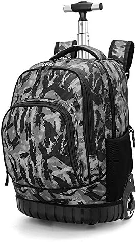 Xiuzhifuxie Wheeled Rolling Backpack Luggage for Girls Student Trolley Schoolbag Boy Travel Backpack Adult Trolley Travel Bag Men and Women (Color : 9, Size : Free Size)