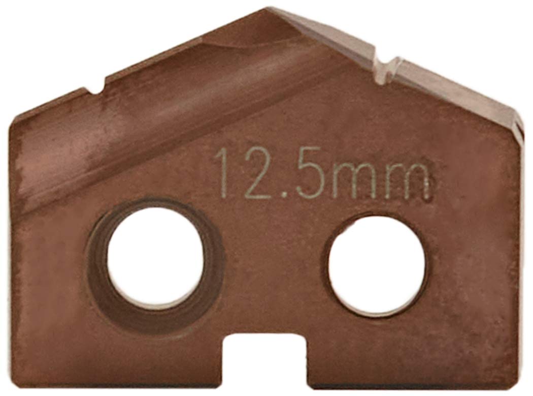 KARNASCH 2245100125 Palette Drill Bit Inserts for All Types of Cast Iron, 12.5 mm Diameter, 132° Point Angle