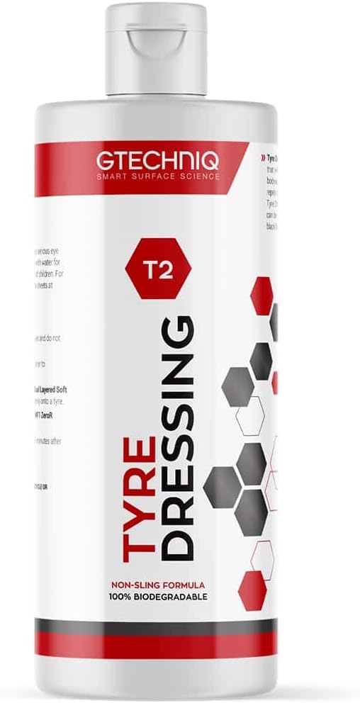 Gtechniq T2 Tyre Dressing 250ml Tyre Shine Anti-Sling Biodegradable