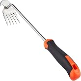 DMwespe Weed Puller Tool, Rubber Handle Garden Manual Weeder Tool | Portable Stainless Steel Weeding Tool, For Hand Weeder Puller for Vegetable Gardening Backyard Farm Planting &amp; Uprooting Weed