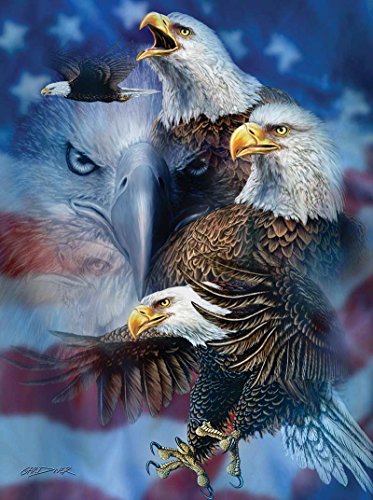 Patriotic Eagles 1000 pc Jigsaw Puzzle