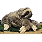 LuLezon Very Soft Three Toed Sloth Plush Stuffed Animal Toy 12.5 inch