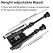 XAegis 3 in 1 Legs Hunting Tactical Rifle Bipod + Picatinny Mount/Rail Sling Adapter+Swivel Stud Shooter Mounts Adapter and Slot Adapter Kit Included