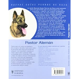 Pastor aleman. Nuevas guias perros de raza (Nuevas Guias Perros De Raza / New Guides Breed Dogs) (Spanish Edition)