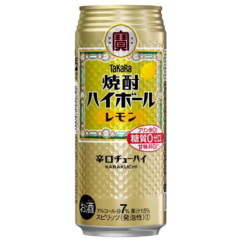 宝 焼酎ハイボール <レモン> 下町缶 500ML × 24缶商品画像