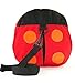 Child Safety Harness Toddler Mini Backpack with detachable strap by Boxiki Kids. Mini Lightweight Ladybug Kid Tracker with Anti-Lost Belt. 3.3