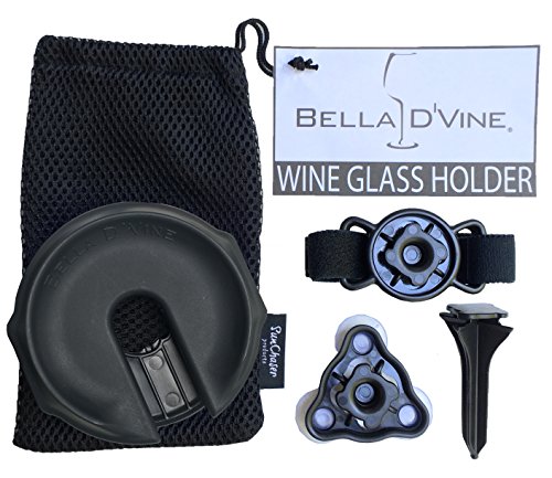 Bella D'Vine Outdoor Wine Glass Holder (Graphite) (869747000052)