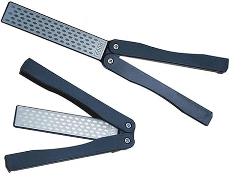 Amazon Shopxj 包丁 研ぎ器 ダイヤモンド シャープナー 折りたたみ式 研ぎ石 砥石 研磨 ホーム キッチン用 カッター から ナイフ にも コンパクト スリム 持ち運び式 ブラック 置物 オブジェ オンライン通販
