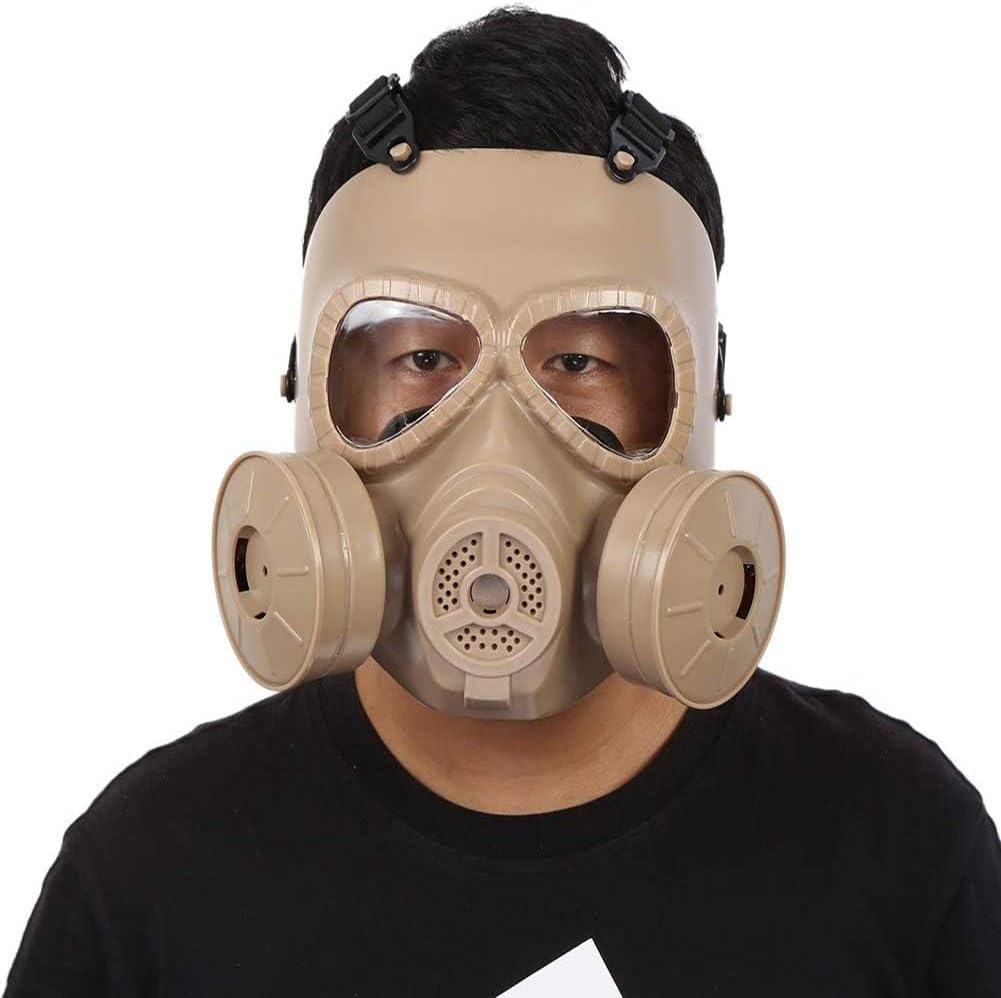AKL Full Mask Gas Mask, Large Size, Professional Organic Steam Respirator for Paint, Dust, Chemical, Pesticide Protection
