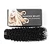 ABH AMAZINGBEAUTY HAIR Jerry Curly Clip in Hair Extensions Real Human Hair 3B 3C Double Wefts Curly Clip ins for African Americans 120g 7 Pieces 17 Clips 120 Grams, Natural Black 12 Inch