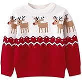 Remimi Kids Christmas Sweater for Toddler Girls Boys Holiday Pullover Top