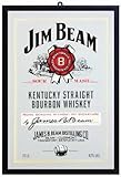 Jim Beam - Bar Mirror (Classic Logo) (Size: 9