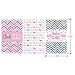 Pink Elephant Girl Baby Shower Mini Candy Bar Wrappers - 45 Stickers