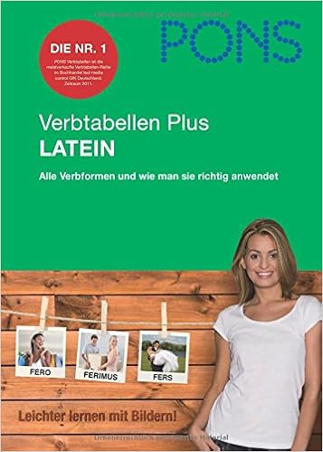 Pons Verbtabellen Plus Latein Alle Verbformen Und Wie Man Sie Richtig Anwendet Amazon De Hahn Rainer Sollner Anna M Bucher