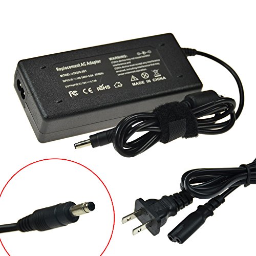 90W AC Power Adapter/Battery Charger for Compaq Prosignia 160 320 321 511 515 516 610 615 621 HP Envy 13 HP Omnibook 400 HP Rugged Tablet PC 1025DX HP TouchSmart tx2-1270US HP Voodoo Envy133