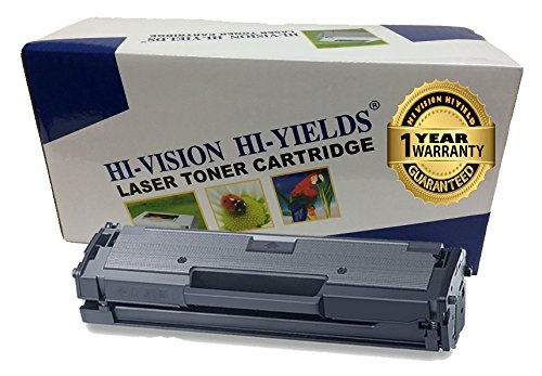 HI-VISION 1 Pack Compatible Samsung MLT-D111S, MLTD111S Black Toner Cartridge Replacement for Samsung SL-M2020W, SL-M2022, SL-M2022W, M2070, SL-M2070FW, SL-M2070W Printers