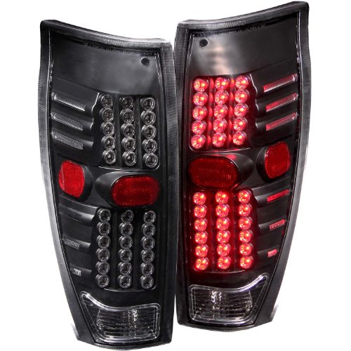ANZO USA311115 Chevrolet Avalanche Black LED Tail Light Assembly - (Sold in Pairs)