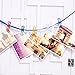 Adecco LLC Pack of 30 PCS Multi-Purpose Clothesline Utility Clips, Steel Wire Clips,Assorted Colors