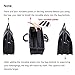 Banuce Vintage Leather Briefcase for Men with Lock Lawyer Attorney Bag Doctor Bag 15.6 Inch Laptop Attache Case Hard