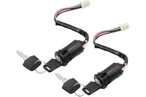 Anxingo 2 Sets 4 Wire Ignition Key Switch Replacement for Tao Tao 50cc 70cc 90cc 110cc 125cc 150cc ATV Off Road Vehicles Elec