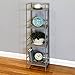 Seville Classics 4-Tier Mesh Square Tower Shelving