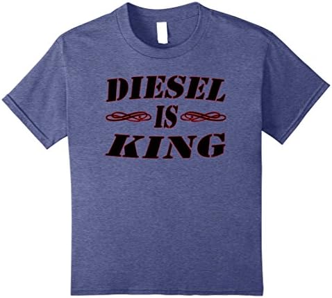 Kids Diesel is King TShirt 8 Heather Blue