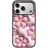 CASETiFY Impact iPhone 17 Pro Case [Slim/Compatible with Magsafe / 8.2 ft. 4X Military Grade Drop Protection] - Sakura - Clear Black