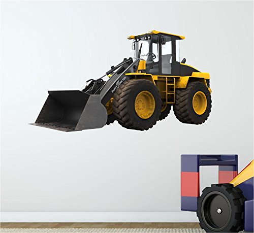 36" Bull Dozer #1 Wall Sticker Decal Graphic Art Childrens Toy Play Room Heavy Machinery Outdoors Game Man Cave Bedroom Office Living Room Decor New - Thumbnail 2