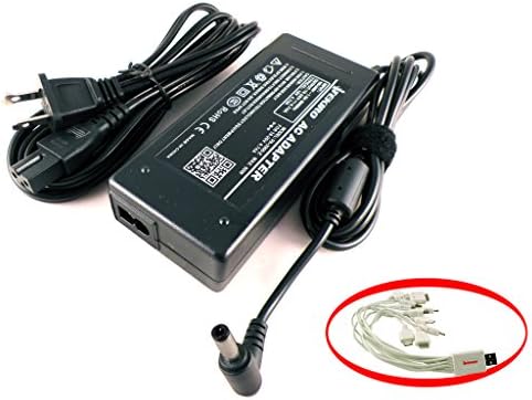 iTEKIRO 90W AC Adapter for Toshiba Satellite C55-A5134 C75-A7266 L50-BST2NX6 L55Dt-B5296 L75-B7150 S50-CBT2N01 S50-CBT3G23 S50-CBT3N23 S50-CST2NX2 S50-CST3NX1 S50t-CBT2G01 + 10-in-1 USB Cable