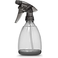 Bar5F Plastic Spray Bottle, 12 oz | Leak Proof, Empty, Trigger Handle, Adjustable Fine to Stream Output, Refillable, Heavy Du