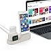 AhaStyle 3 in 1 Charging Stand Silicone Desktop Dock Holder [Chargers NOT Included] Compatible with Apple Watch, AirPods Pro/AirPods/AirPods 2 and All iPhone Models(Beige)