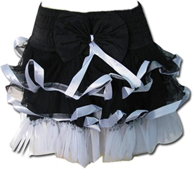 Black Sugar Mini Jupe Fille Femme Princesse Dentelle Tulle Gothique Noeud Papillon Elastique Jupon Lolita S 34 M 36 L 38 Amazon Fr Vetements Et Accessoires