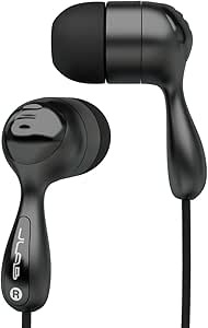 JLab Audio JBuds Hi-Fi Noise-Reducing Ear Buds, GUARANTEED FOR LIFE - Black