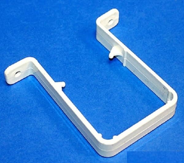 Pack of 3 Three x RWSC1W (White) Universal Square 65mm Downpipe Stand Off Clip - Fits Most Square downpipes