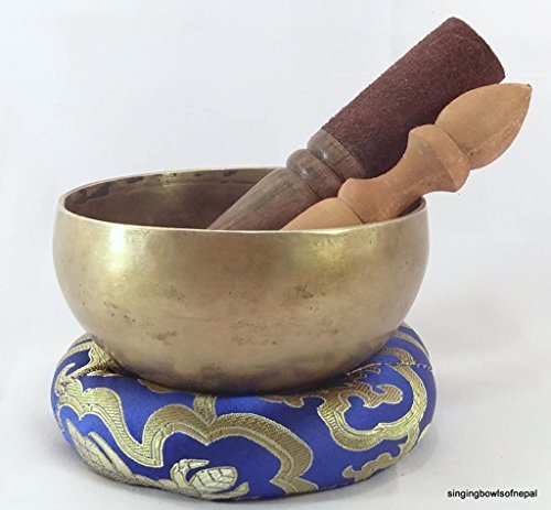 Little Buddha Singing Bowl, Hand-beaten 4" Tibetan Singing Bowl