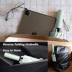 BAODINI Reverse Umbrella Compact for Rain Medium