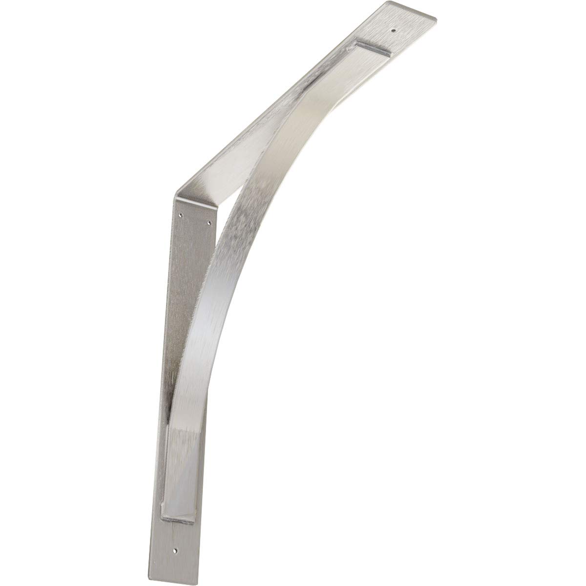 3″ W x 24″ D x 24″ H Morris Steel Bracket, Stainless Steel