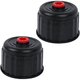 Gas Cans, Fuels Replacement Jug Cap with Rubber Gasket &amp; Plug, 2 Pack | Racing Fuel 3042 Replacement Cap for 5 Gallon Racing Fuel Jugs, Gas Cans, Fuel Tank Cap
